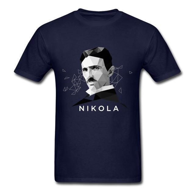 Nikola Tesla Geometric Abstract Shirt-Your Soul Place