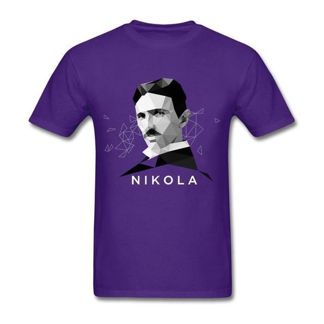 Nikola Tesla Geometric Abstract Shirt-Your Soul Place
