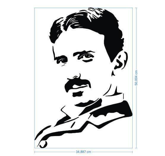 Nikola Tesla Wall Decal-Your Soul Place