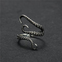 Thumbnail for Gothic Style Octopus Wrap Ring-Your Soul Place