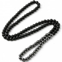 Thumbnail for Onyx and Hematite Balancing Protection Necklace-Your Soul Place