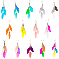 Thumbnail for Paradise Feathers Dangling Earrings-Your Soul Place
