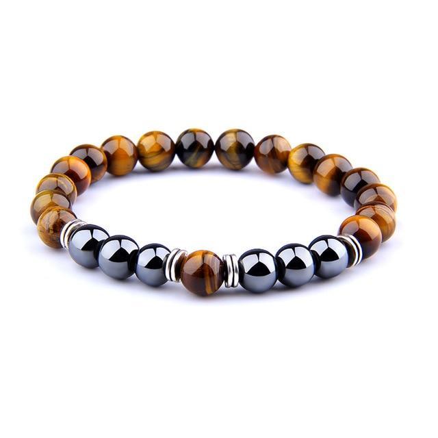 Power and Protection Tiger Eye Hematite Bracelet-Your Soul Place