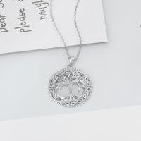 Thumbnail for Celtic Dome Tree of Life Sterling Silver Necklace-Your Soul Place