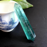 Thumbnail for Natural Green Fluorite Double Pointed Crystal-Your Soul Place