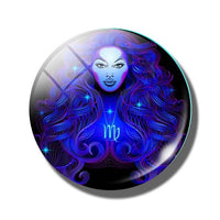 Thumbnail for Zodiac Constellation Sign Glass Magnet
