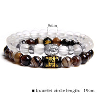 Thumbnail for Buddha + Six True Words Mantra Bracelet Set-Your Soul Place
