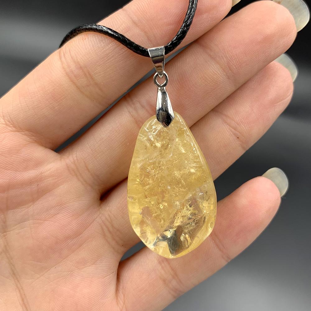 Cleansing and Energizing Citrine Pendant Necklace-Your Soul Place
