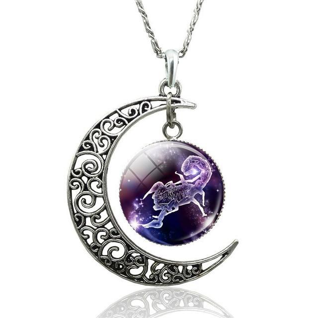 Stellular Constellation Crescent Moon Necklace-Your Soul Place