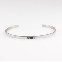 Thumbnail for Positive Inspirational Quote Stainless Steel Bangle Bracelet - 5
