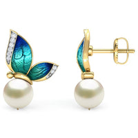 Thumbnail for Ombre Butterfly Pearl Earrings-Your Soul Place