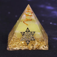 Thumbnail for Wealth and Prosperity Ceregat Orgonite Pyramid-Your Soul Place