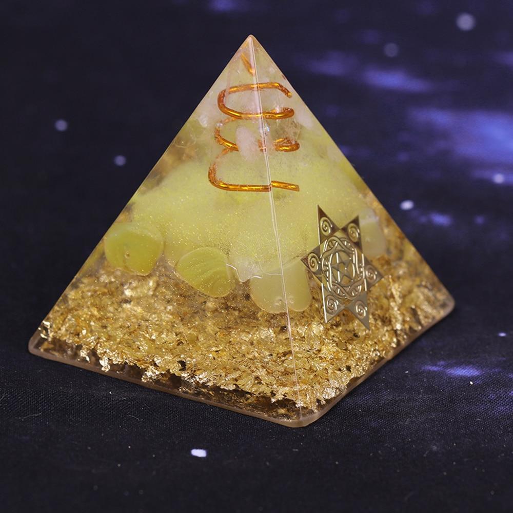 Wealth and Prosperity Ceregat Orgonite Pyramid-Your Soul Place