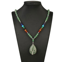Thumbnail for Tree of Life X Chakra Stone Pendant Necklace