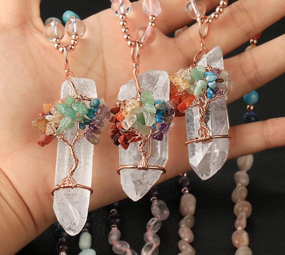 7 Chakra Tree of Life Necklace-Your Soul Place
