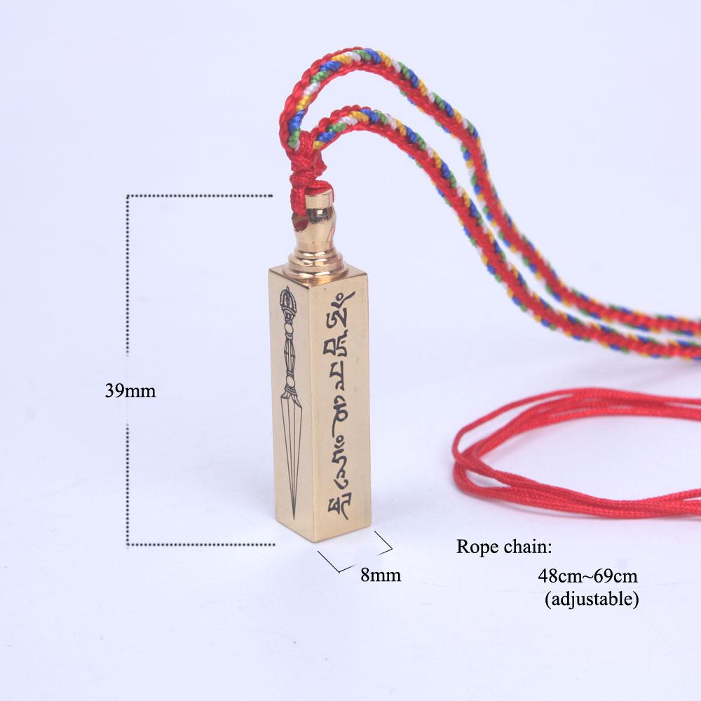 Tibetan Prayer Box Pendant Necklace-Your Soul Place