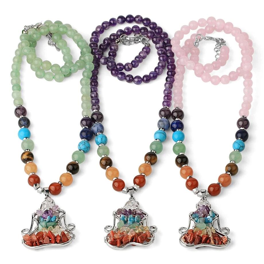 Healing Chakra Yoga Pendant Necklace-Your Soul Place