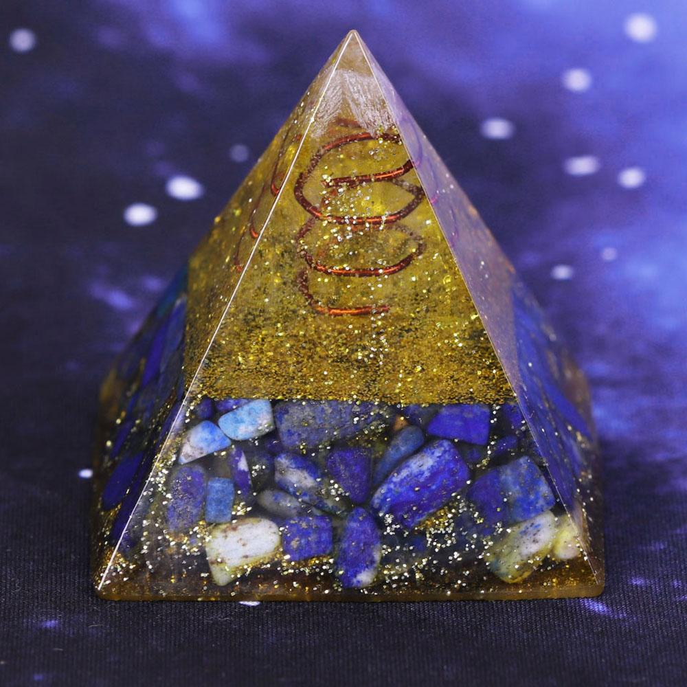 Lapis Lazuli Orgone Wisdom Pyramid-Your Soul Place