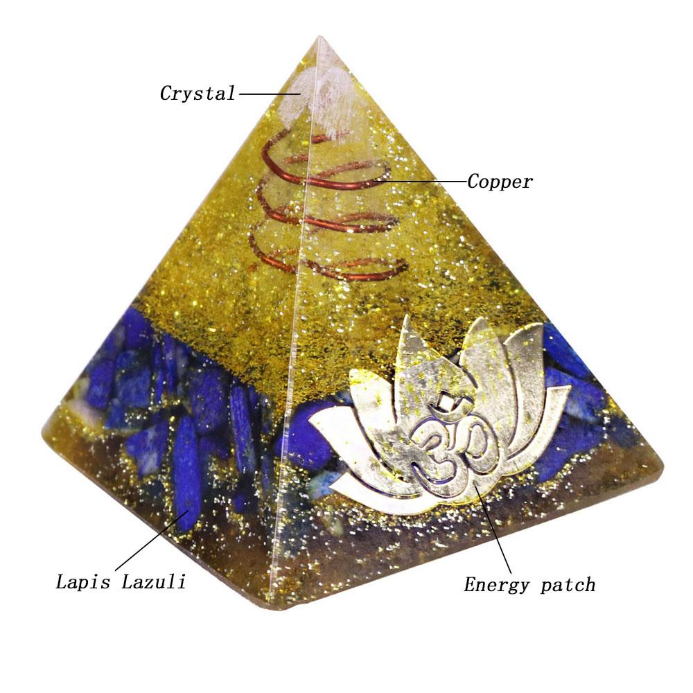 Lapis Lazuli Orgone Wisdom Pyramid-Your Soul Place