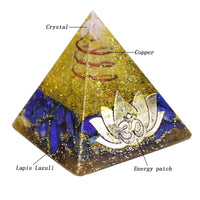 Thumbnail for Lapis Lazuli Orgone Wisdom Pyramid-Your Soul Place