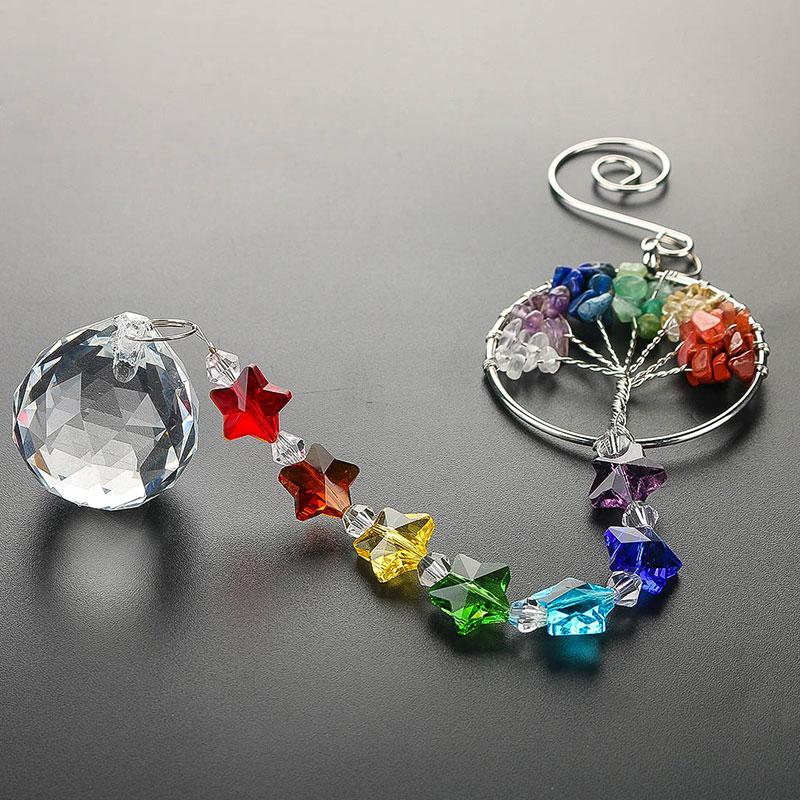Tree of Life Crystal Ball Suncatcher-Your Soul Place