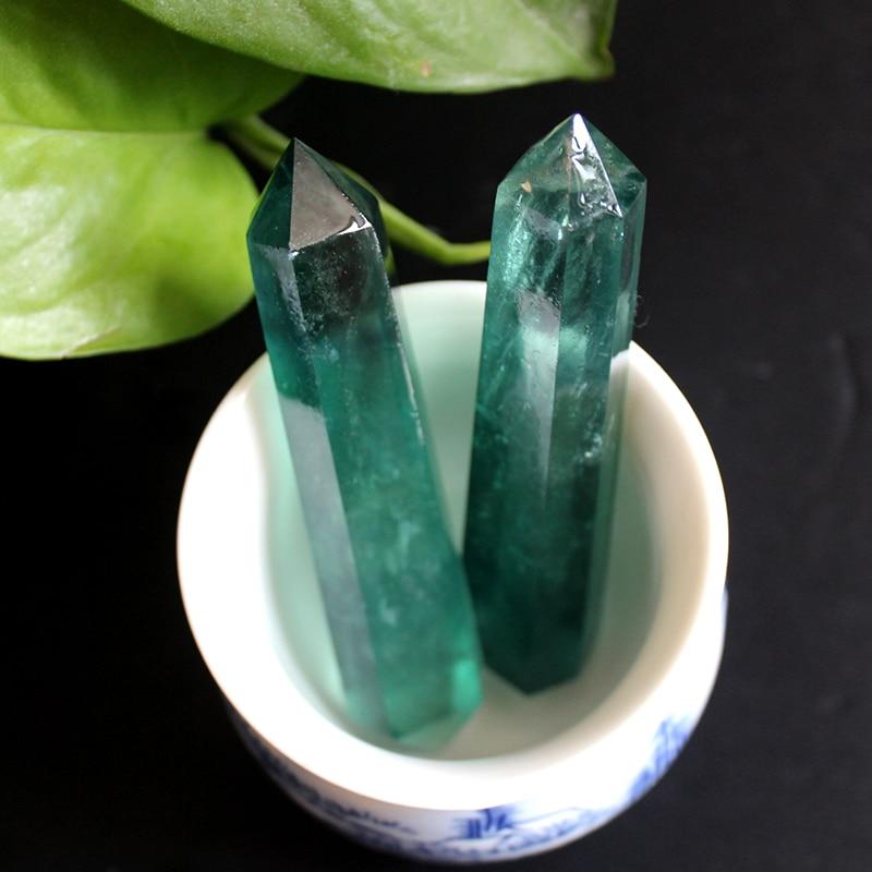 Natural Green Fluorite Double Pointed Crystal-Your Soul Place