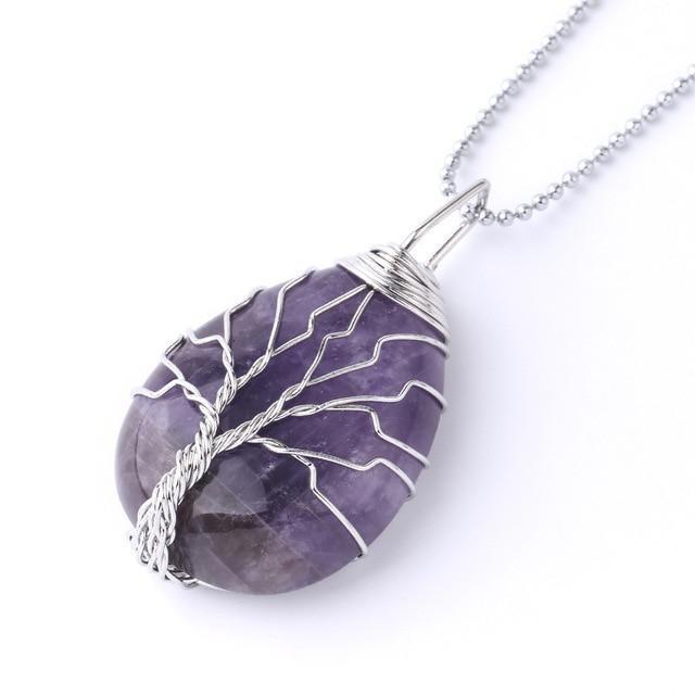 Tree of Life Natural Stone Necklace-Your Soul Place