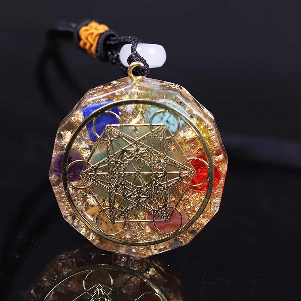 Healing 7 Chakra Orgonite Necklace-Your Soul Place