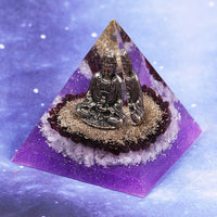 Thumbnail for Healing and Grounding Buddha Orgonite Pyramid-Your Soul Place