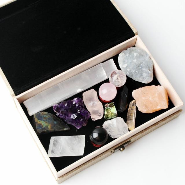 Reiki Healing Natural Crystal Stones Set-Your Soul Place