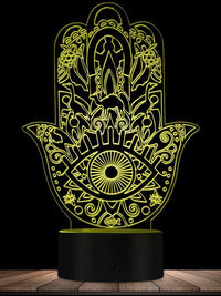 Thumbnail for 3D Hamsa Hand Desk Lamp-Your Soul Place