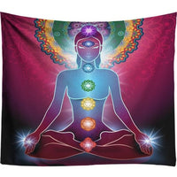 Thumbnail for Chakra x Mandala x Universe Wall Hanging Tapestry