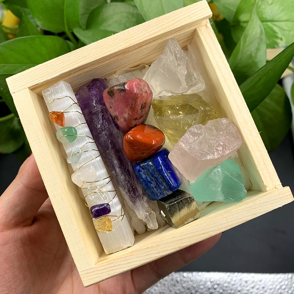 Natural Rock Quartz Reiki Crystal Set-Your Soul Place