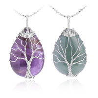 Thumbnail for Tree of Life Natural Stone Necklace-Your Soul Place