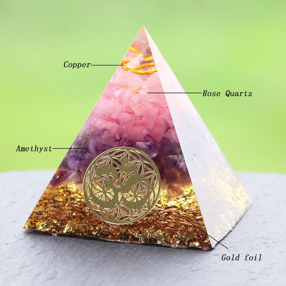 Rose Quartz Orgone Pyramid-Your Soul Place