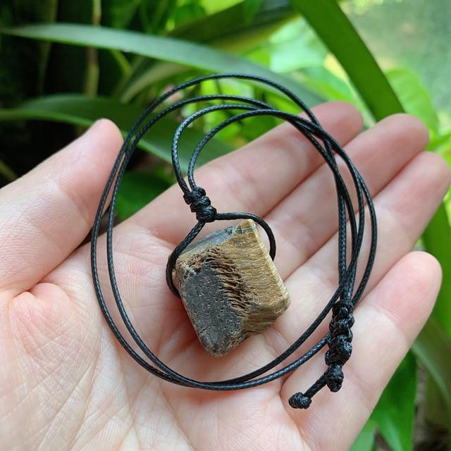 Raw Energizing Stone Pendant Necklace-Your Soul Place