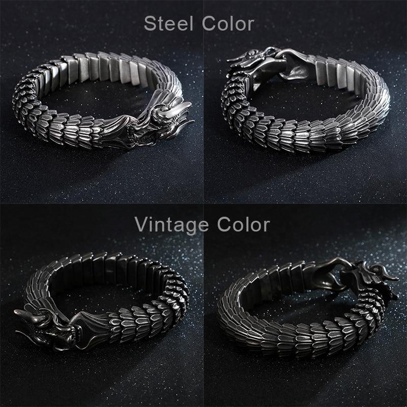 Dragon Spirit Viking Stainless Steel Bracelet-Your Soul Place