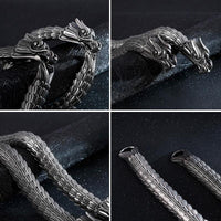 Thumbnail for Dragon Spirit Viking Stainless Steel Bracelet-Your Soul Place