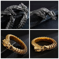 Thumbnail for Dragon Spirit Viking Stainless Steel Bracelet-Your Soul Place