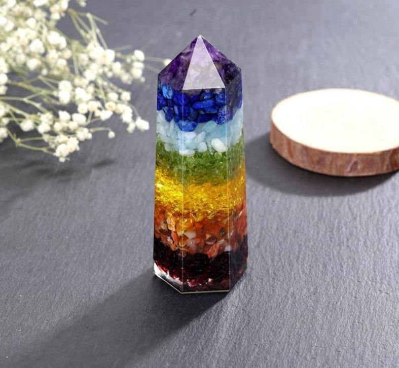 7 Chakra Crystal Wand-Your Soul Place