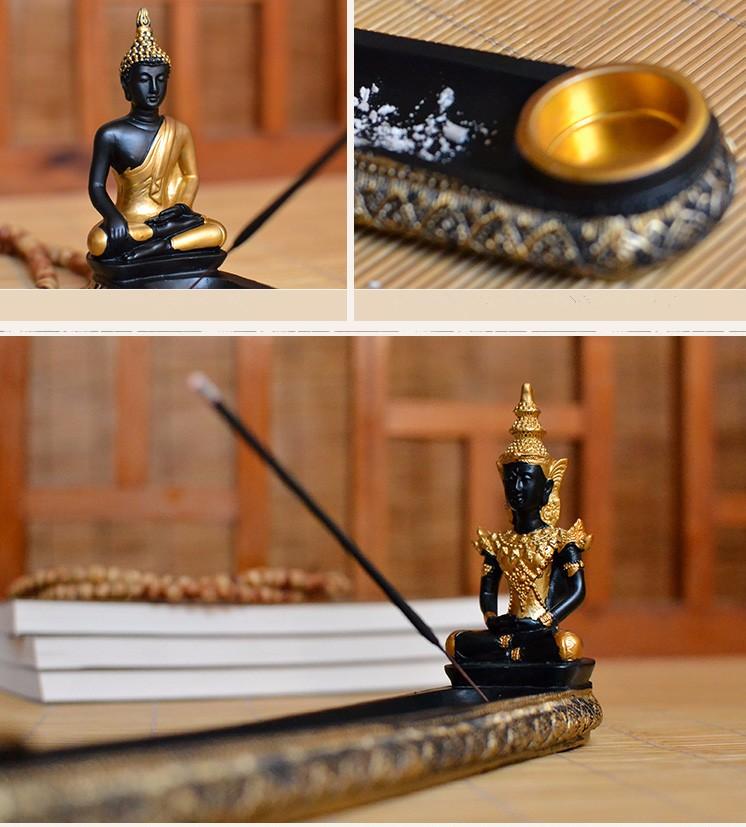 Buddha Resin Stick Incense Burner - Your Soul Place
