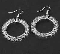 Thumbnail for Silver Wire Wrapped Natural Stone Earrings