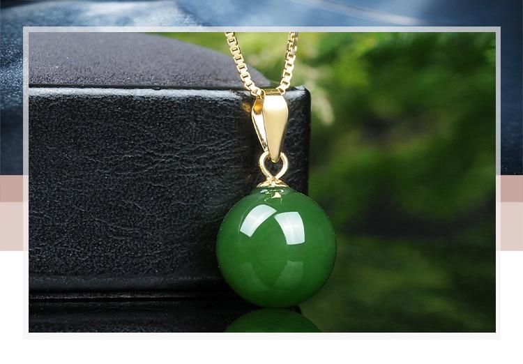 Green Jade Purity Necklace-Your Soul Place