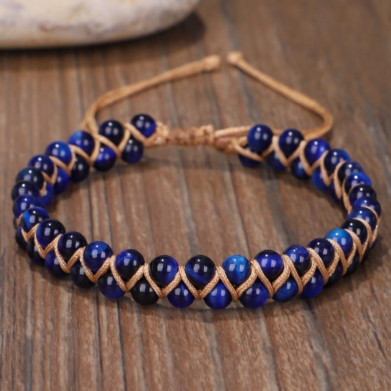 Blue Tigers Eye Courage Bracelet-Your Soul Place