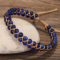 Thumbnail for Blue Tigers Eye Courage Bracelet-Your Soul Place