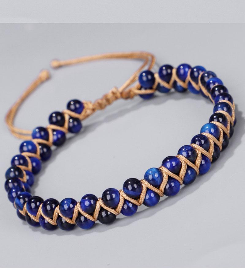 Blue Tigers Eye Courage Bracelet-Your Soul Place