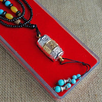 Thumbnail for Tibetan Prayer Wheel Pendant Necklace-Your Soul Place