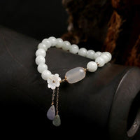 Thumbnail for White Jade Serenity Bracelet-Your Soul Place