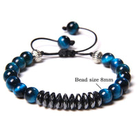 Thumbnail for Tiger Eye X  Hematite Stone Double Protection Bracelet-Your Soul Place