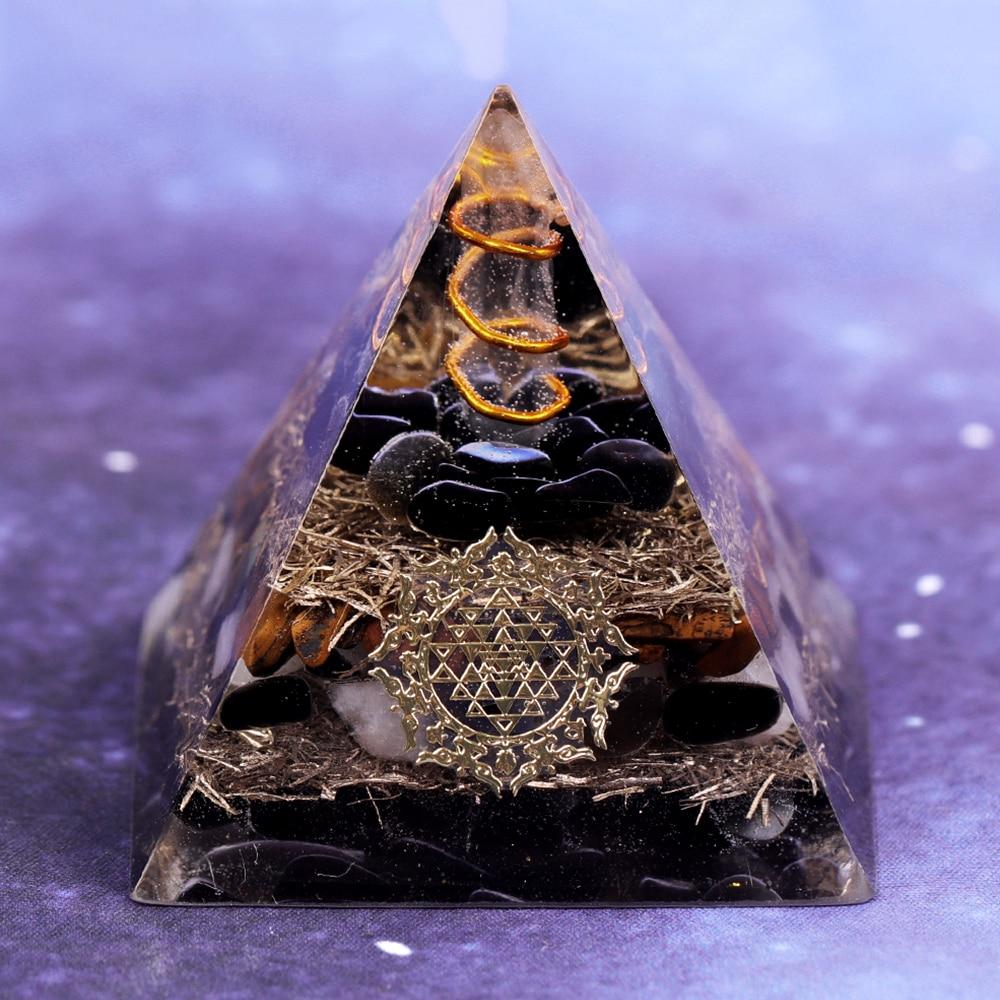 Black Obsidian Orgone Pyramid-Your Soul Place